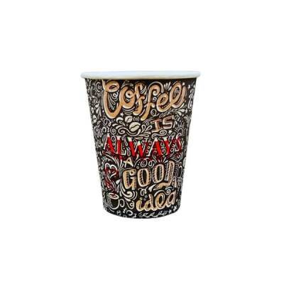 8 oz Desenli Karton Bardak 50 li